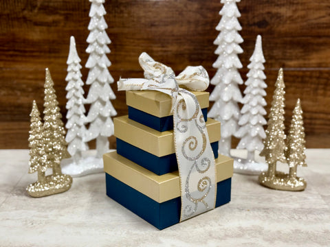 #511 Blue and Gold MINI 3 Tier Tower