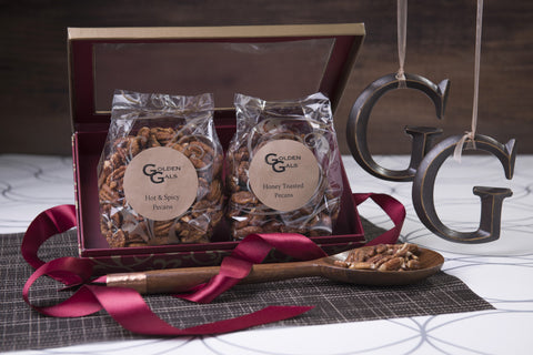 #304 Burgundy & Gold Swirl Rectangle Window Box