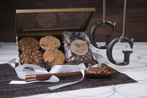 #303 Gold & White Stripped Rectangle Window Box