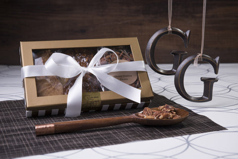 #303 Gold & White Stripped Rectangle Window Box