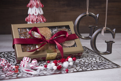 #502 Burgandy & Gold Swirl Rectangle Window Box